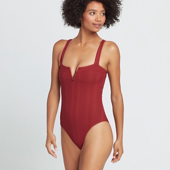 NEW L*Space Cha Cha pointelle EUC swimsuit - Picture 3 of 11